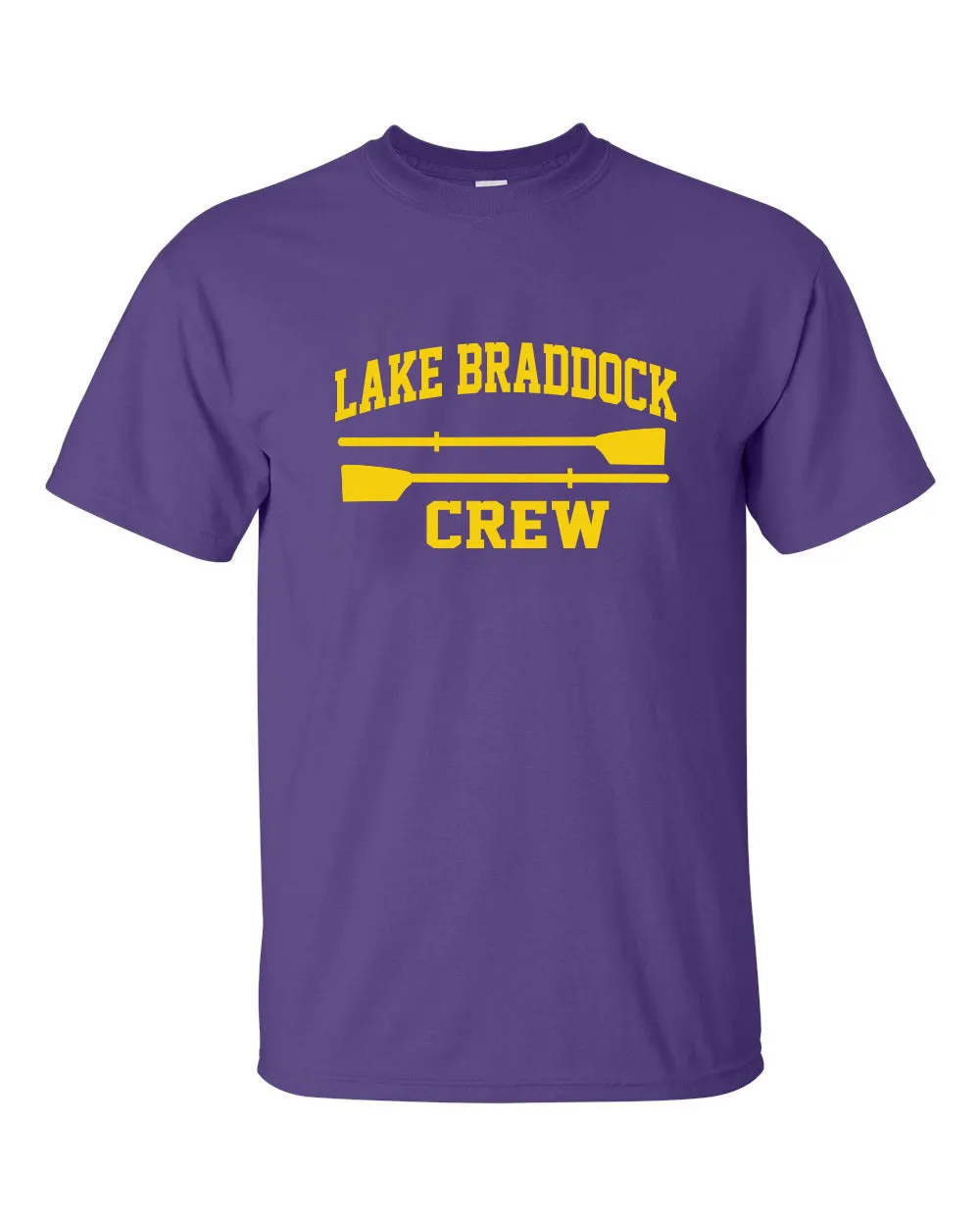 100% Cotton Lake Braddock Crew Men's Team Spirit T-Shirt