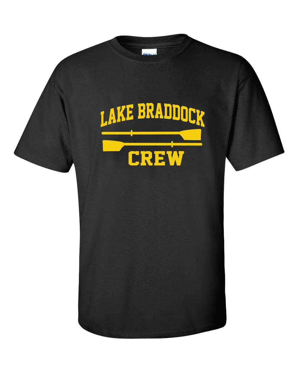 100% Cotton Lake Braddock Crew Men's Team Spirit T-Shirt