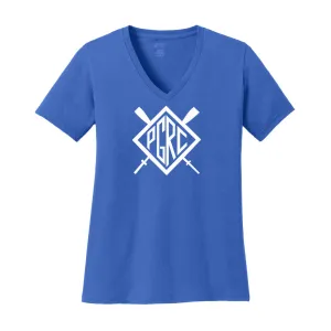 100% Cotton Philadelphia Girls' Rowing Club Women's V-Neck Team Spirit T-Shirt