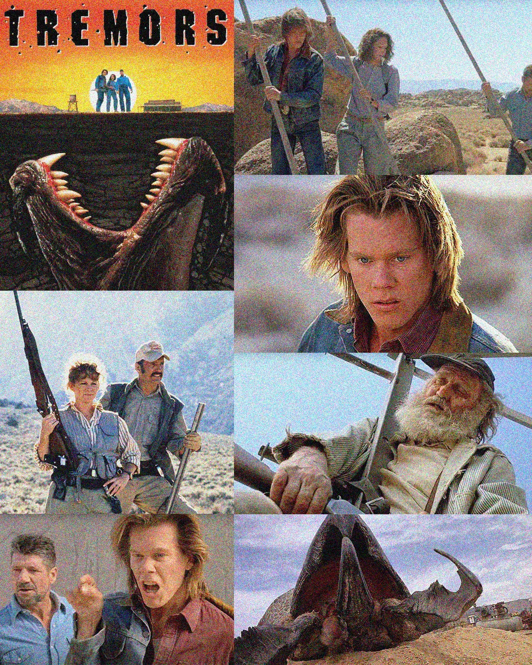 1990 CULT KITS X TREMORS JAPANESE MOVIE MASHUP (L) NIKE