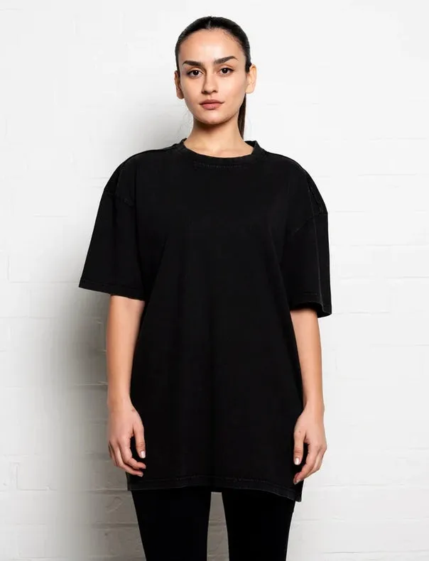304 Women's Official T-Shirt Acid Wash Black