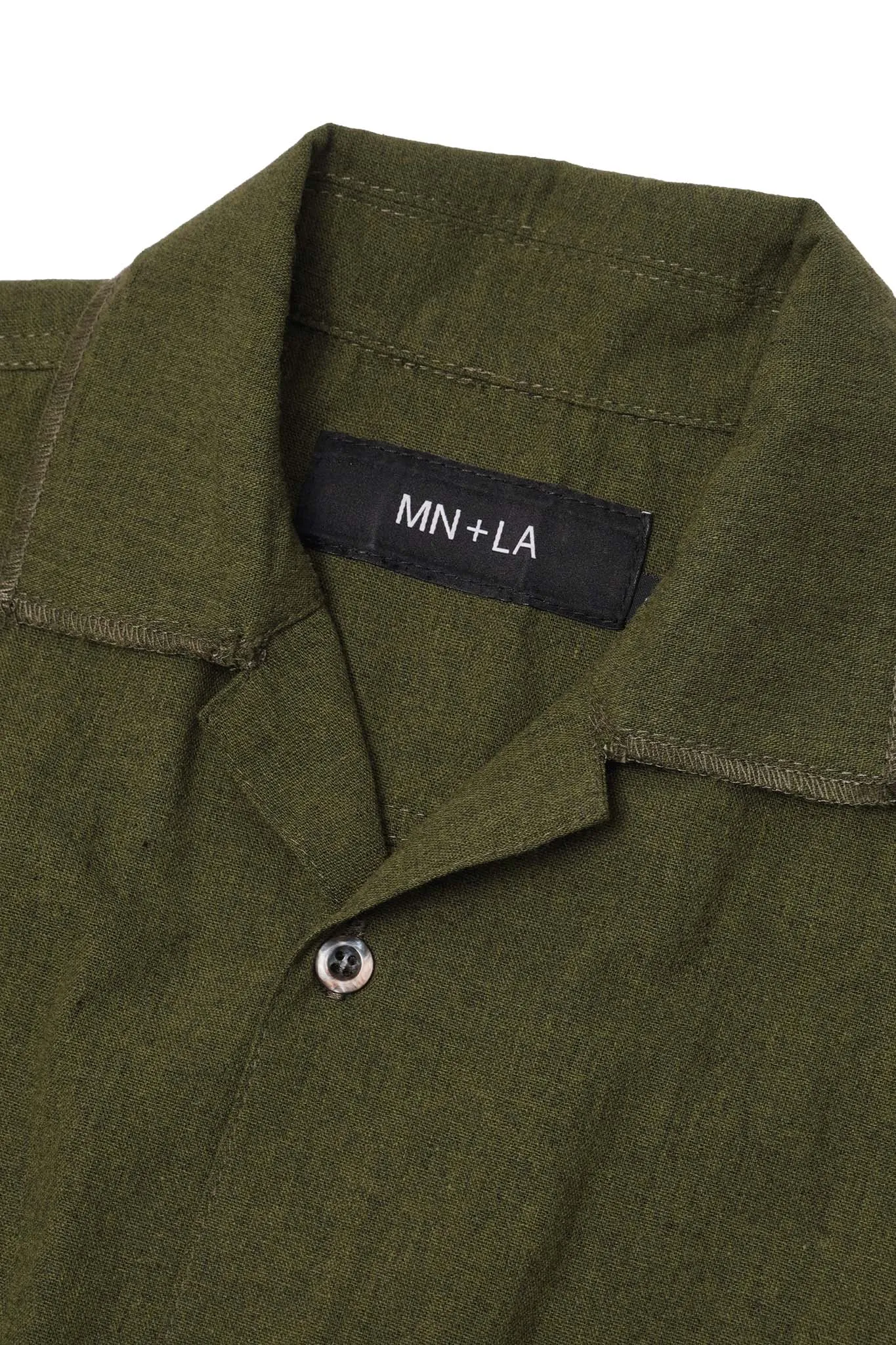 4 POCKET CUBAN SHIRT IN AGED MOSS