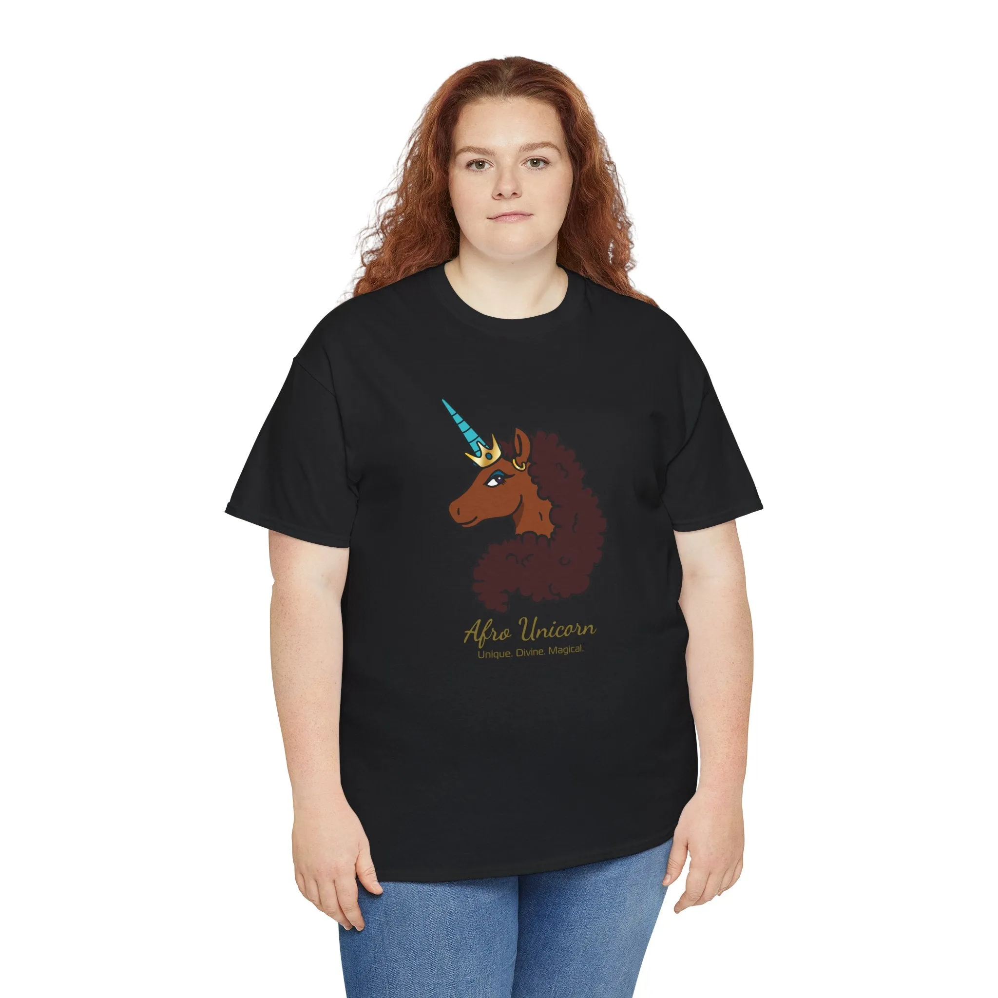 Adult - Afro Unicorn Signature Tee - Unique