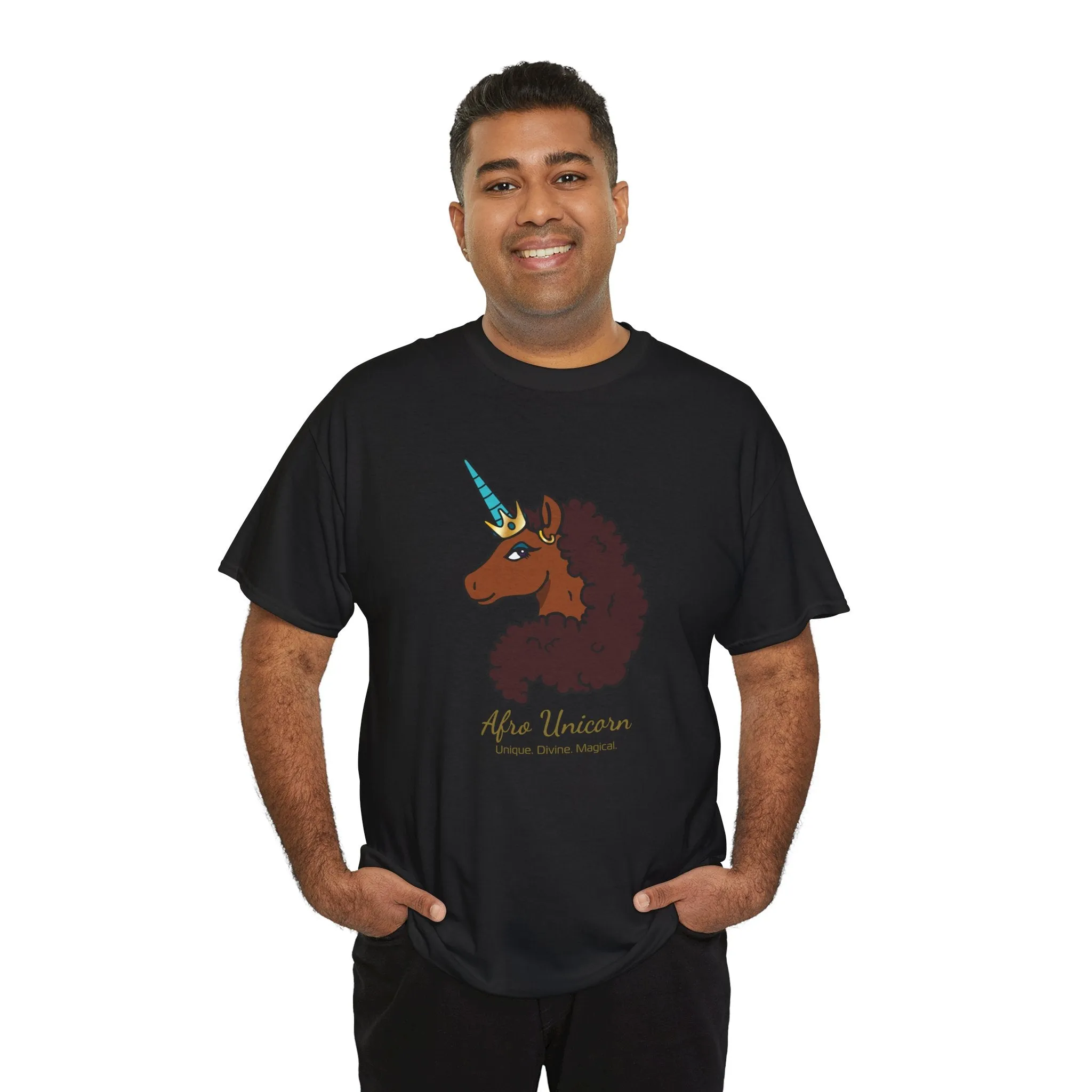 Adult - Afro Unicorn Signature Tee - Unique