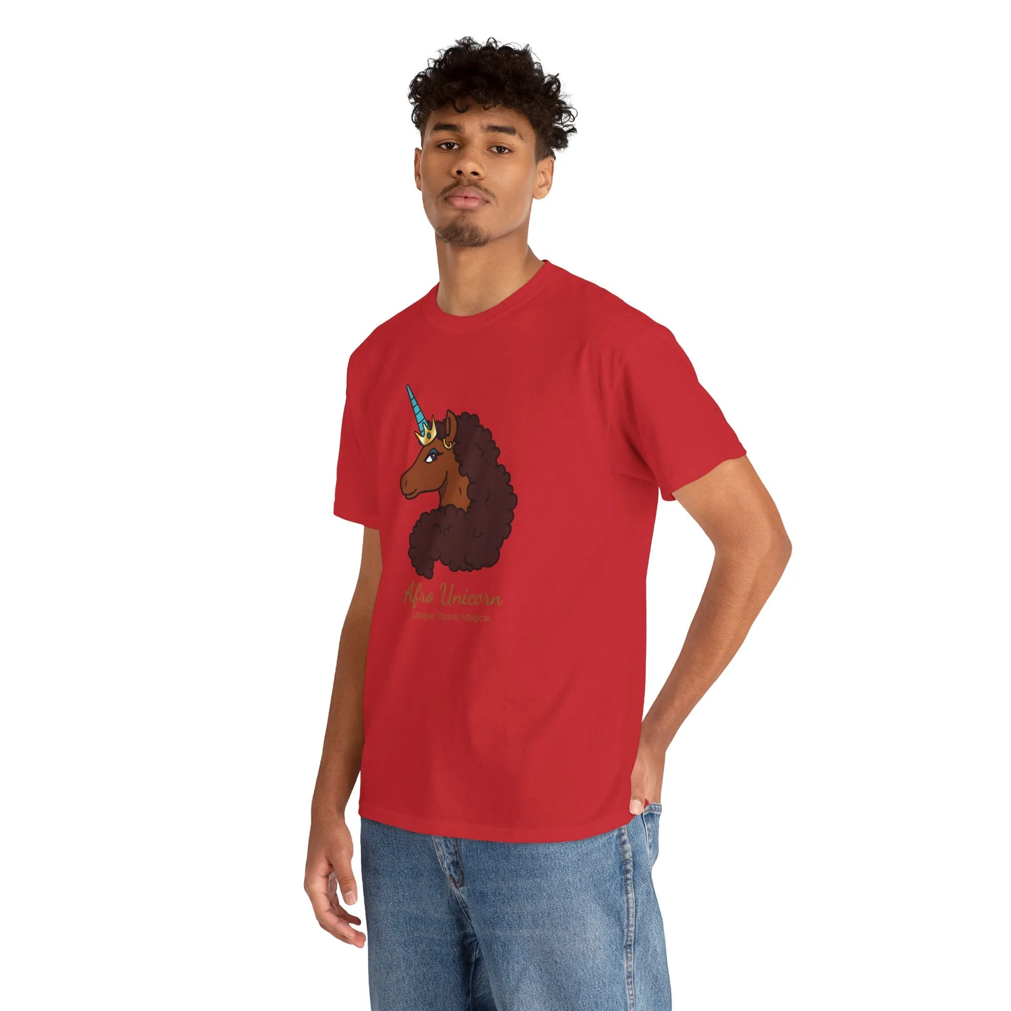 Adult - Afro Unicorn Signature Tee - Unique