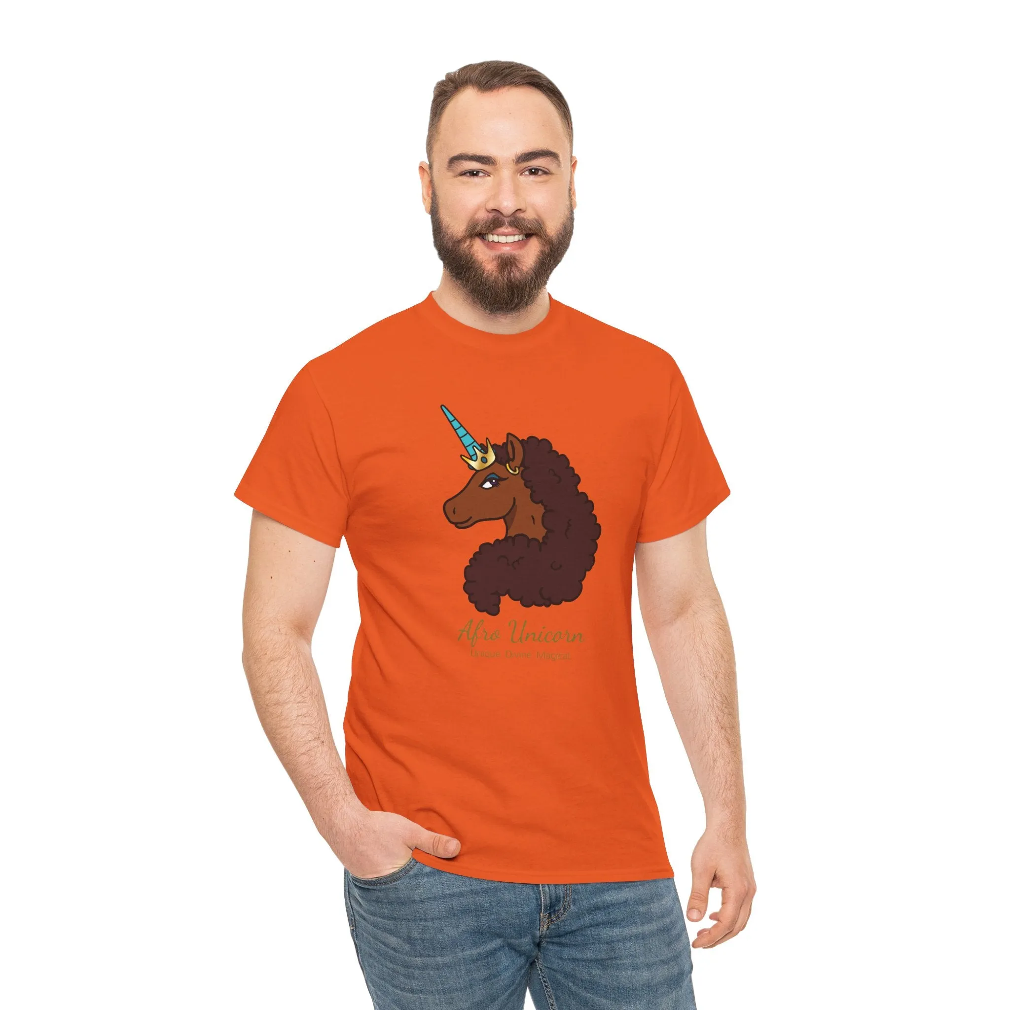 Adult - Afro Unicorn Signature Tee - Unique