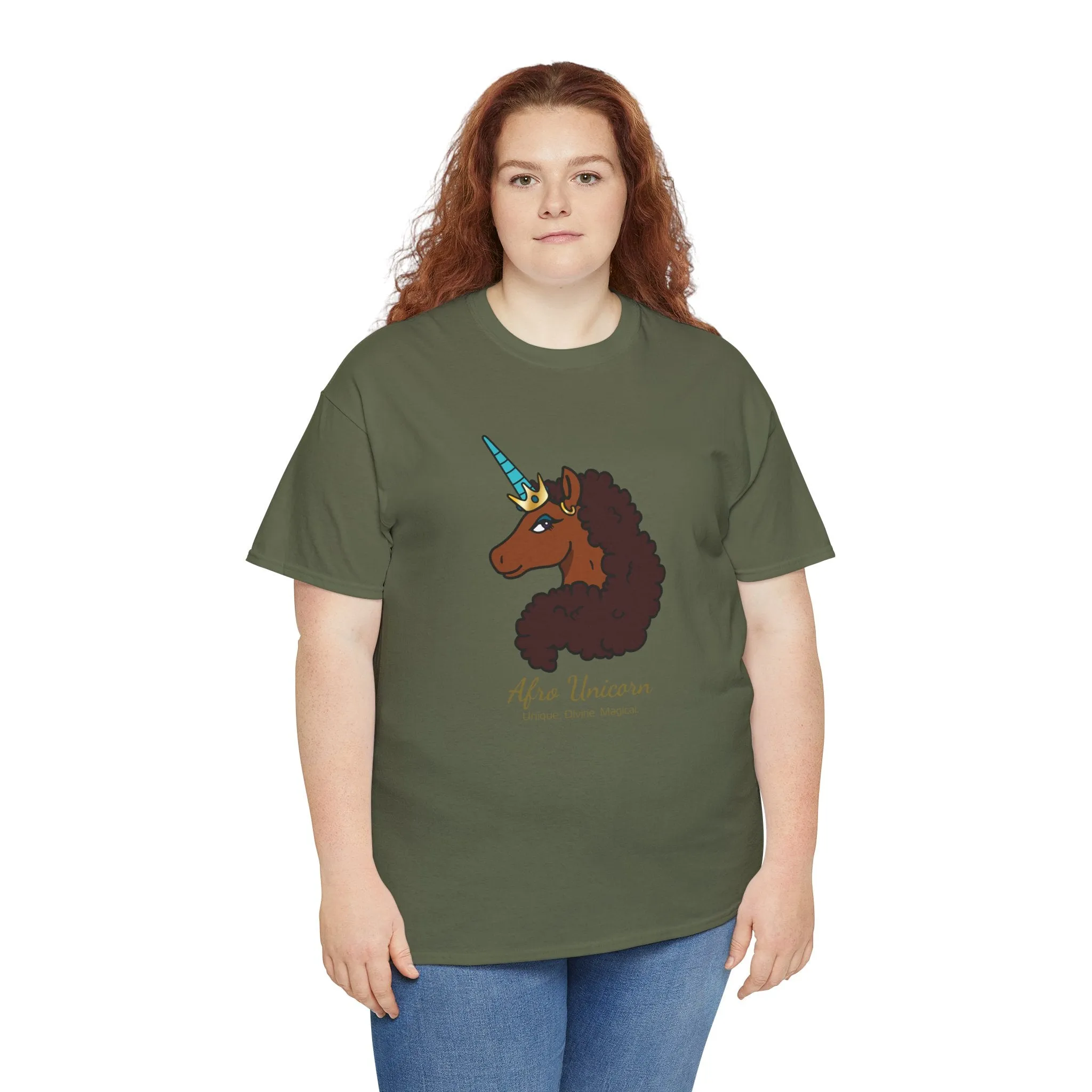 Adult - Afro Unicorn Signature Tee - Unique