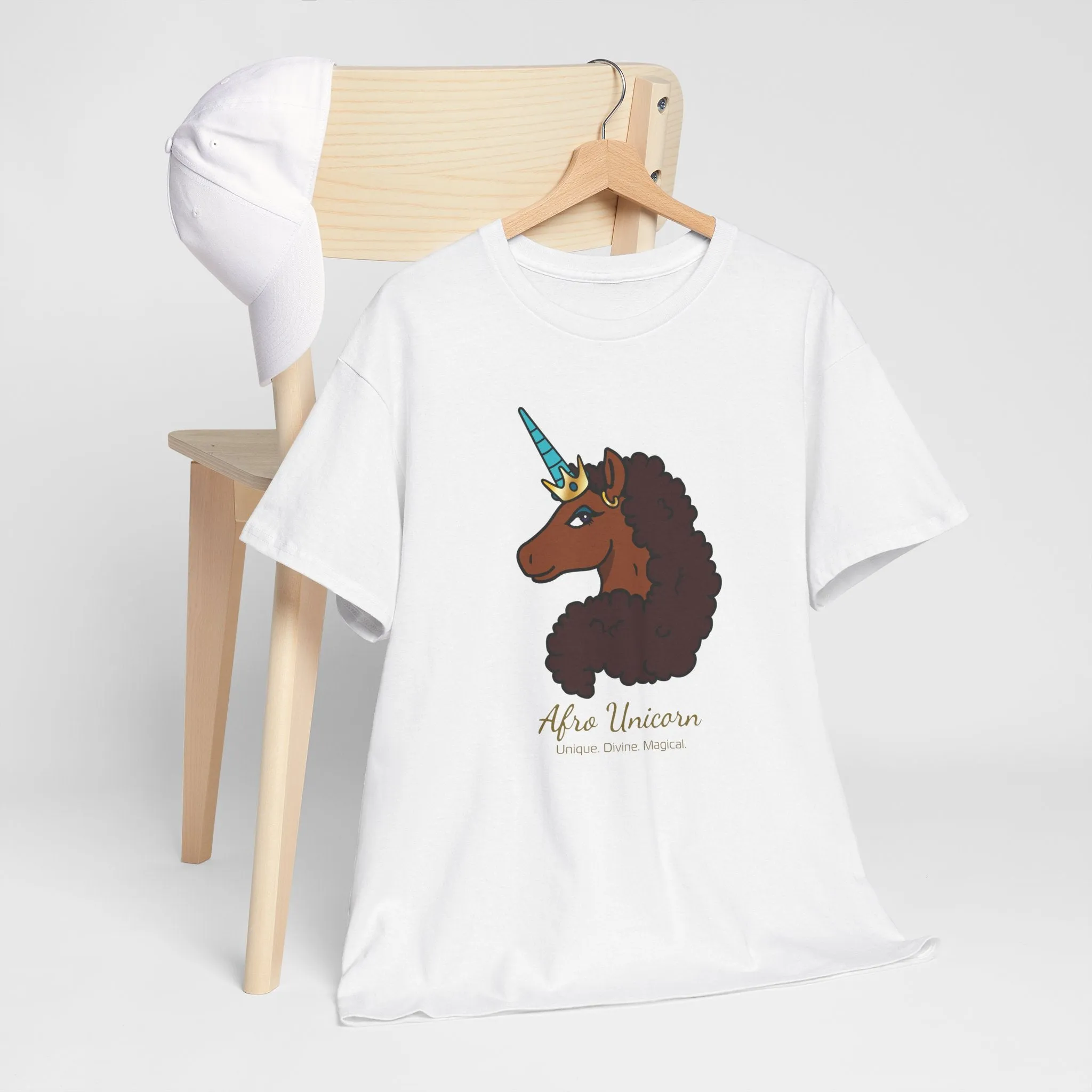 Adult - Afro Unicorn Signature Tee - Unique