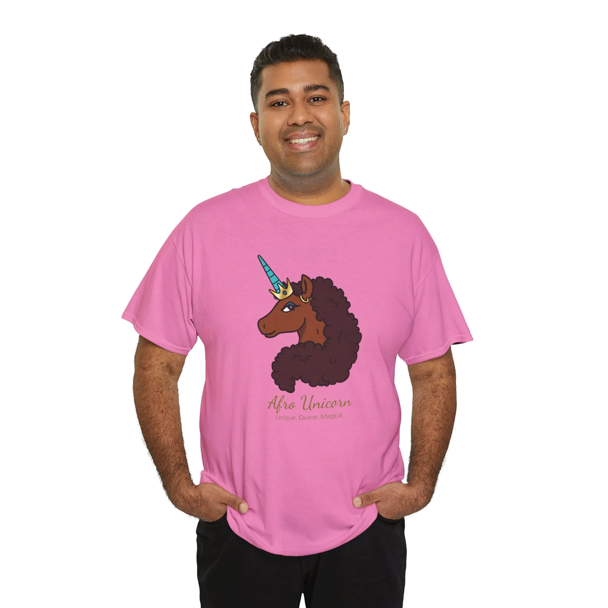 Adult - Afro Unicorn Signature Tee - Unique