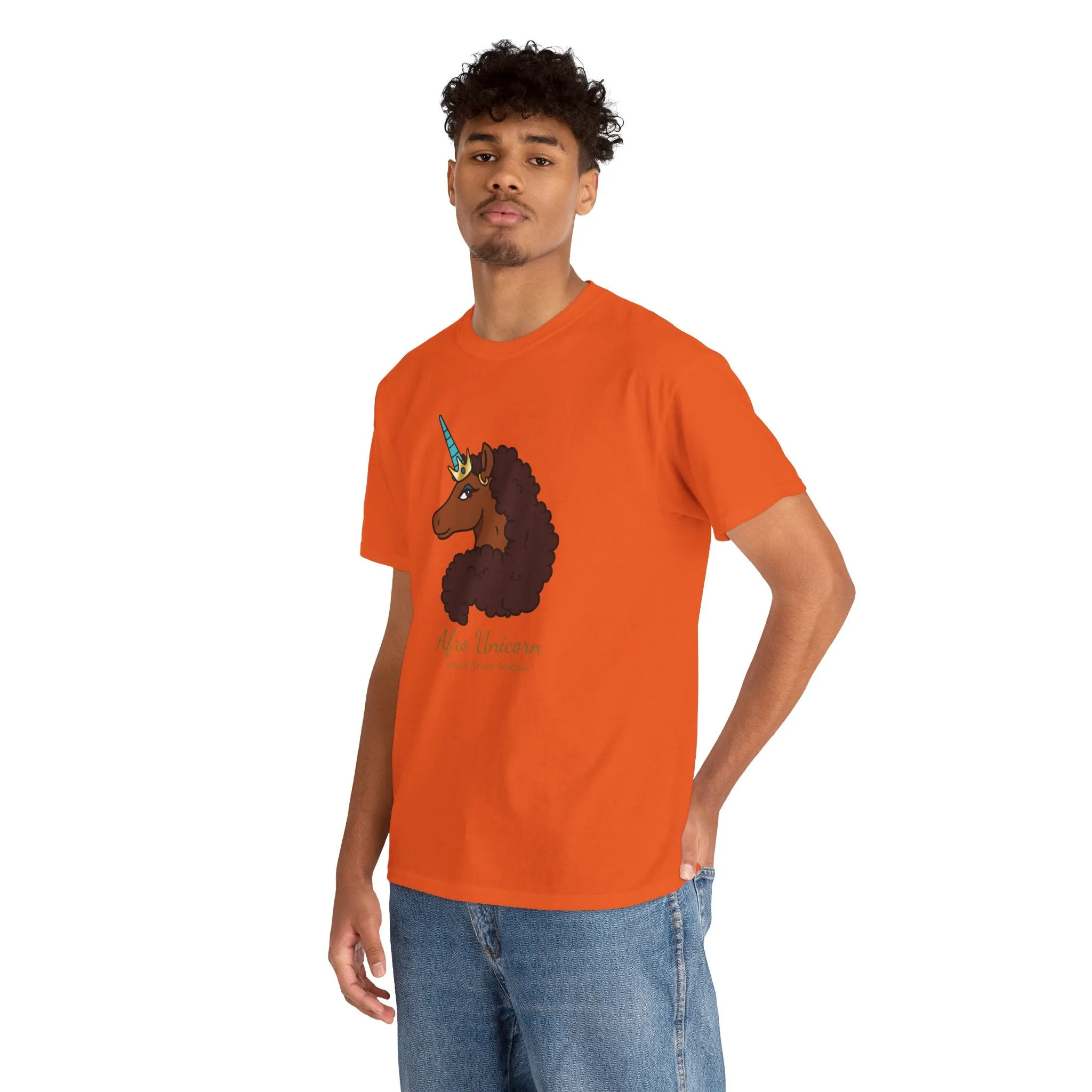 Adult - Afro Unicorn Signature Tee - Unique