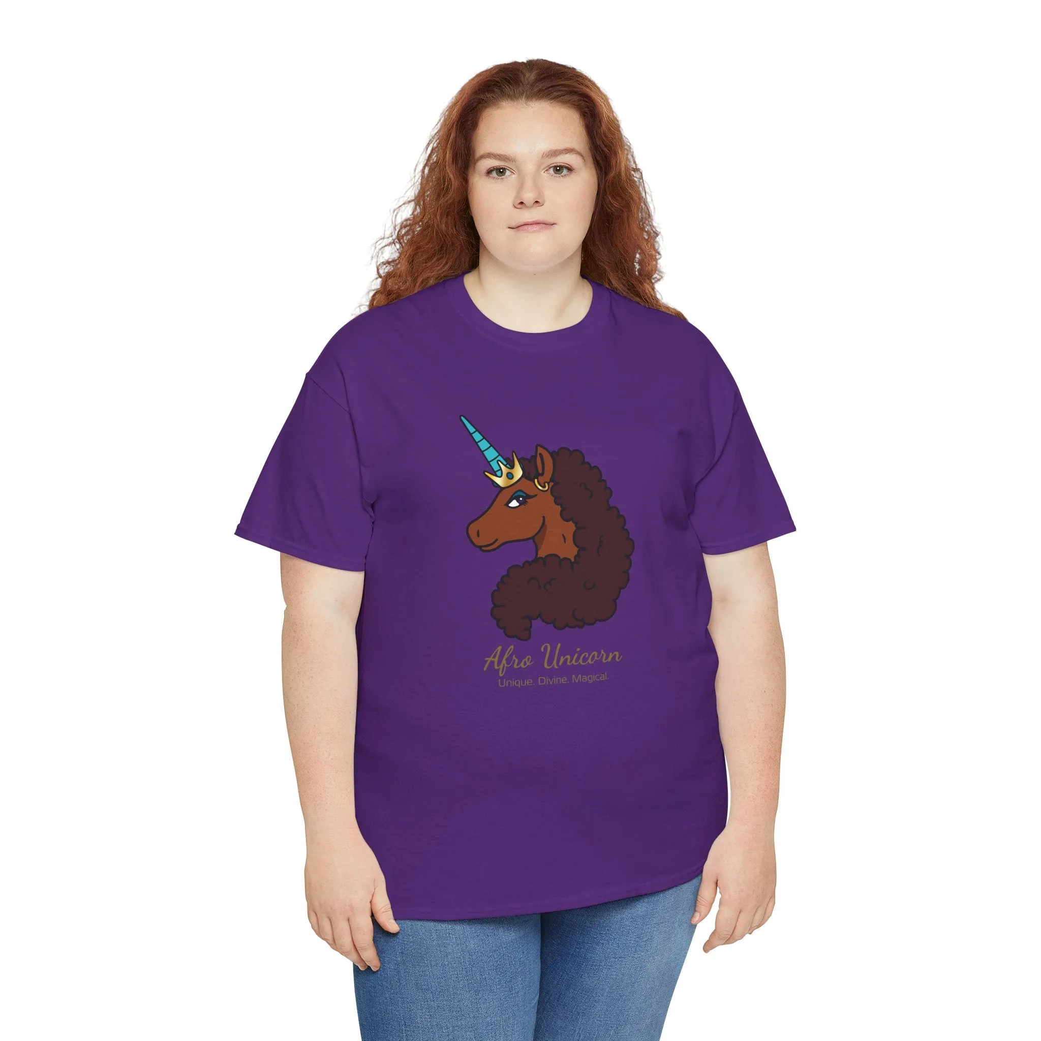 Adult - Afro Unicorn Signature Tee - Unique