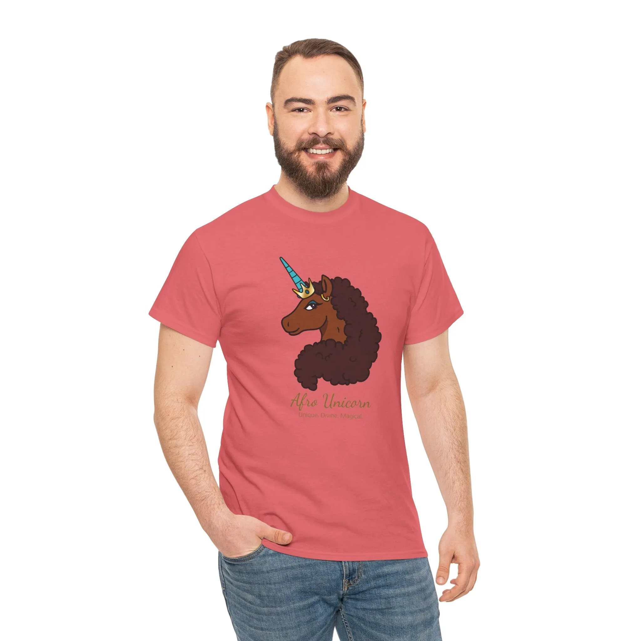 Adult - Afro Unicorn Signature Tee - Unique