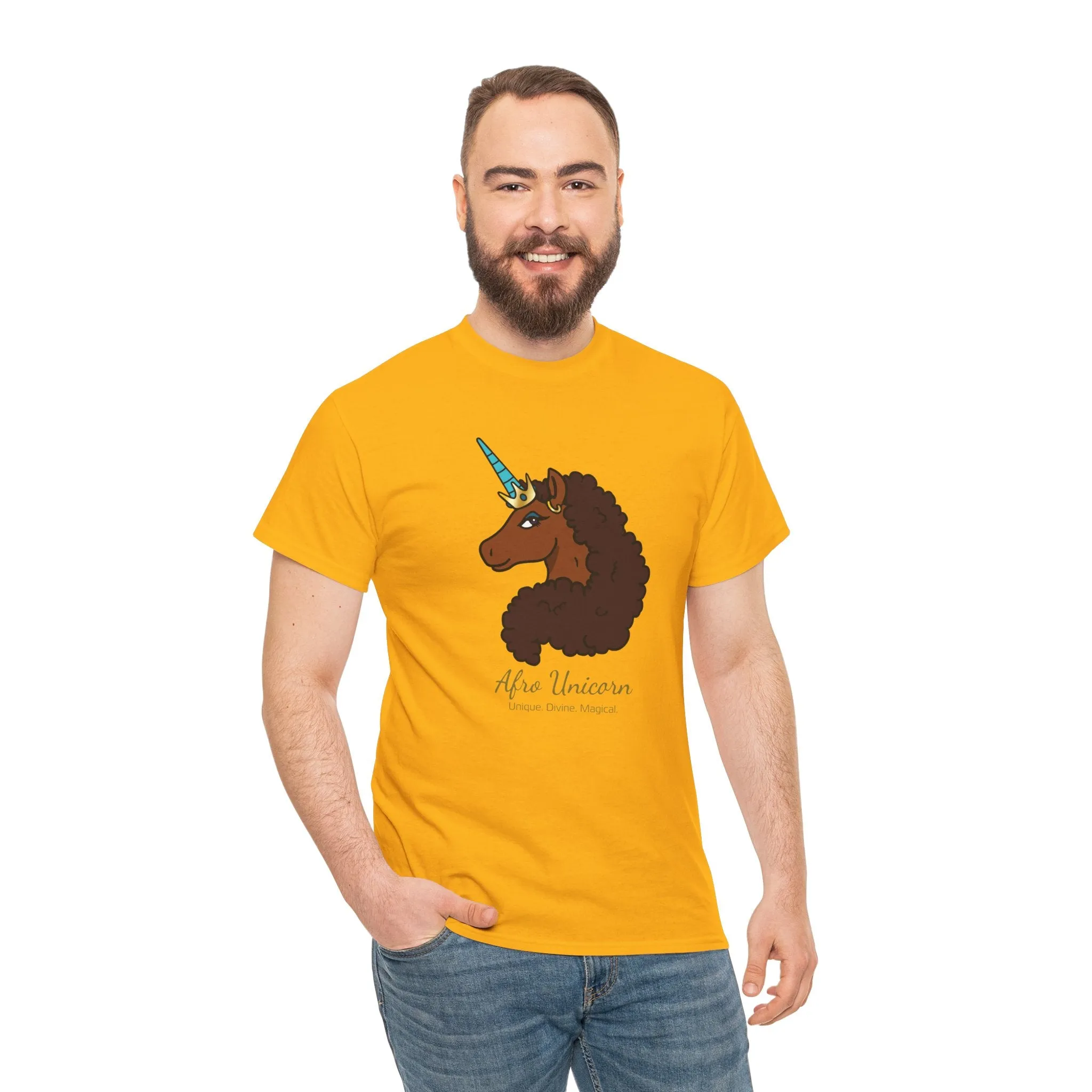 Adult - Afro Unicorn Signature Tee - Unique