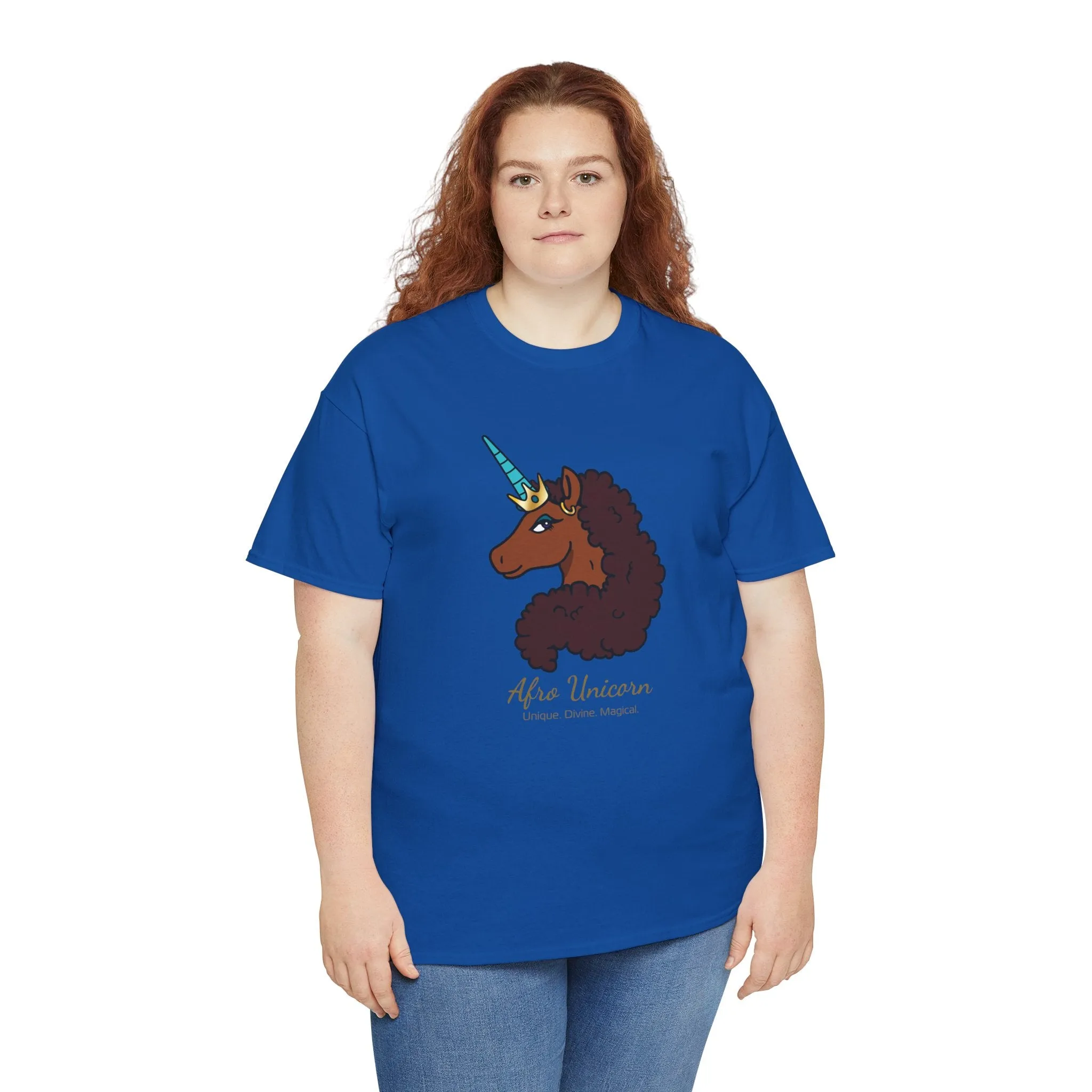 Adult - Afro Unicorn Signature Tee - Unique