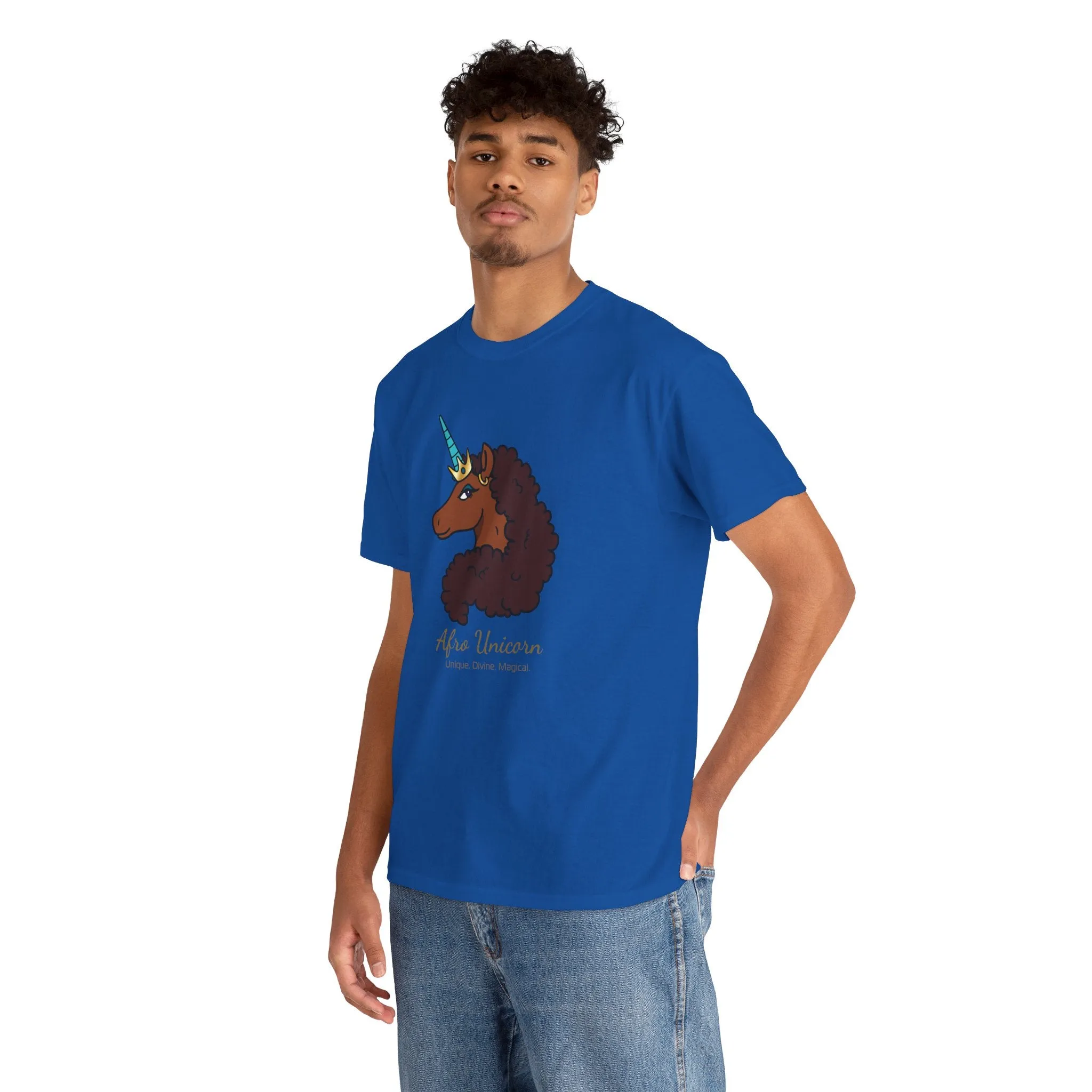 Adult - Afro Unicorn Signature Tee - Unique