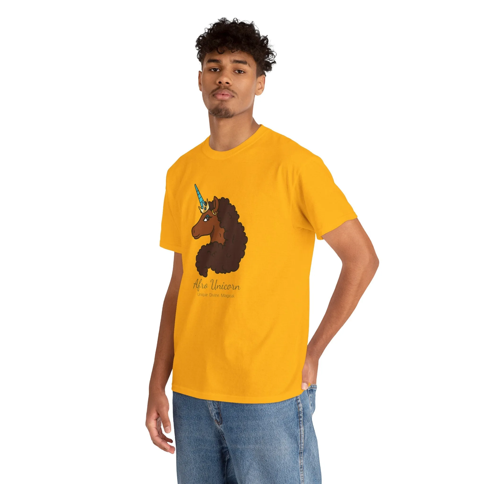 Adult - Afro Unicorn Signature Tee - Unique
