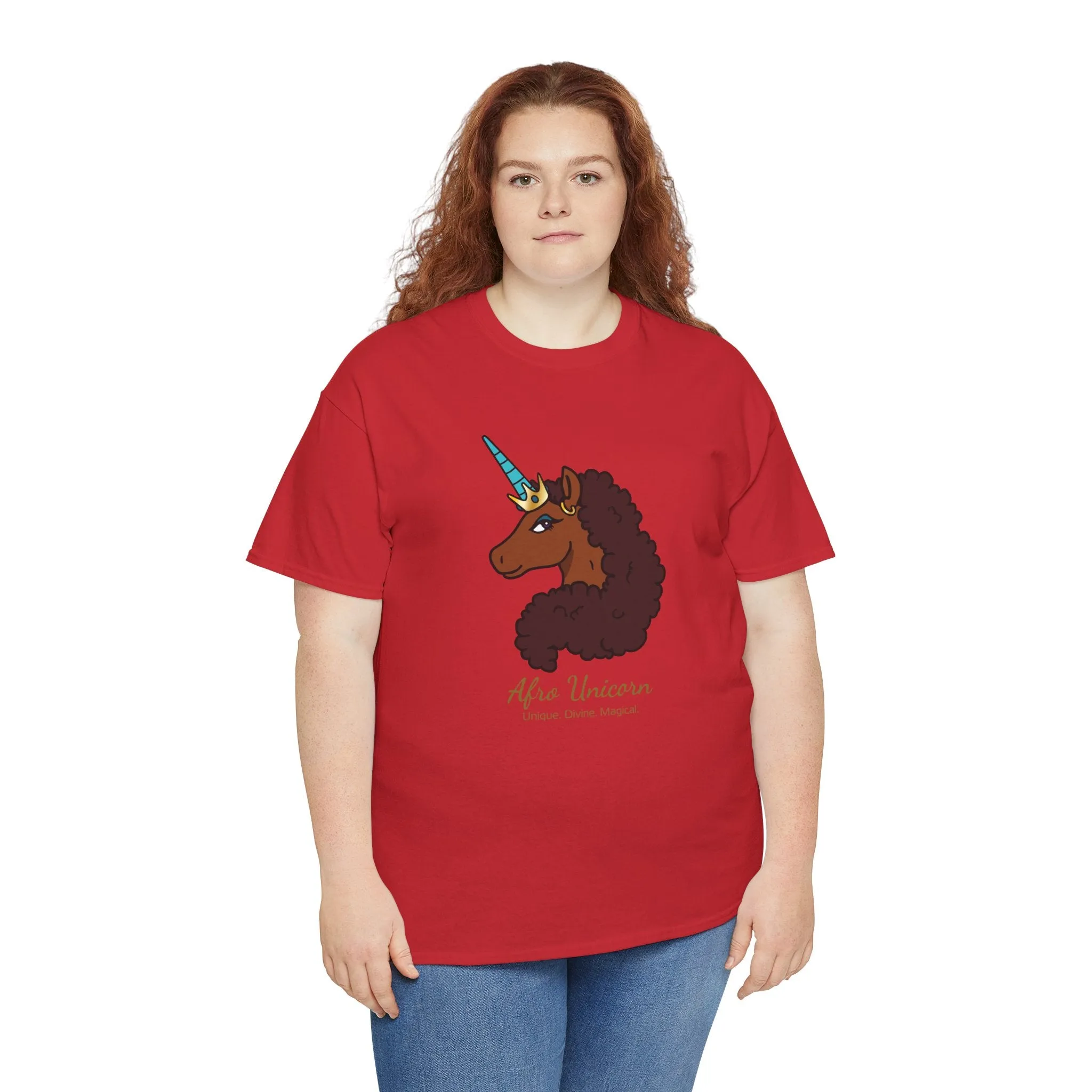 Adult - Afro Unicorn Signature Tee - Unique