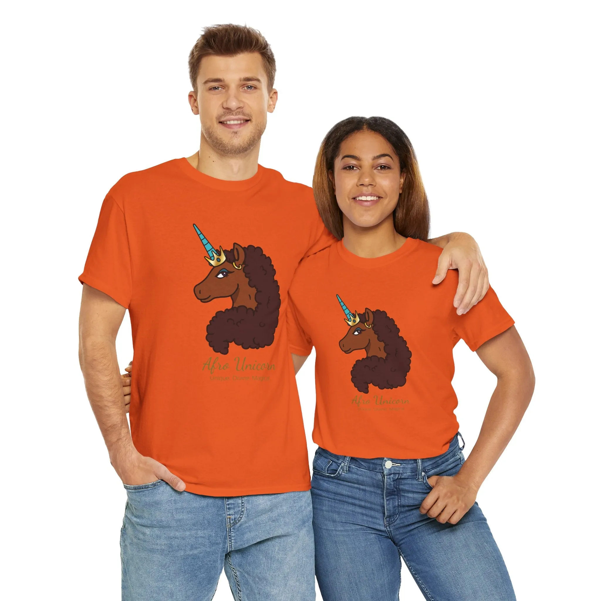 Adult - Afro Unicorn Signature Tee - Unique