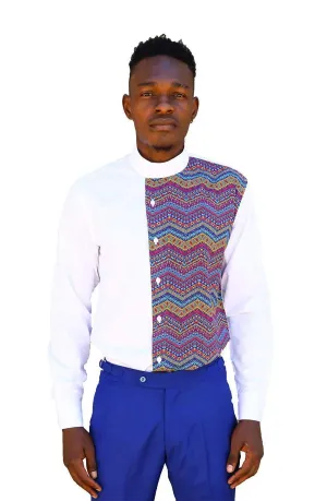 African White Labyrinth Shirt