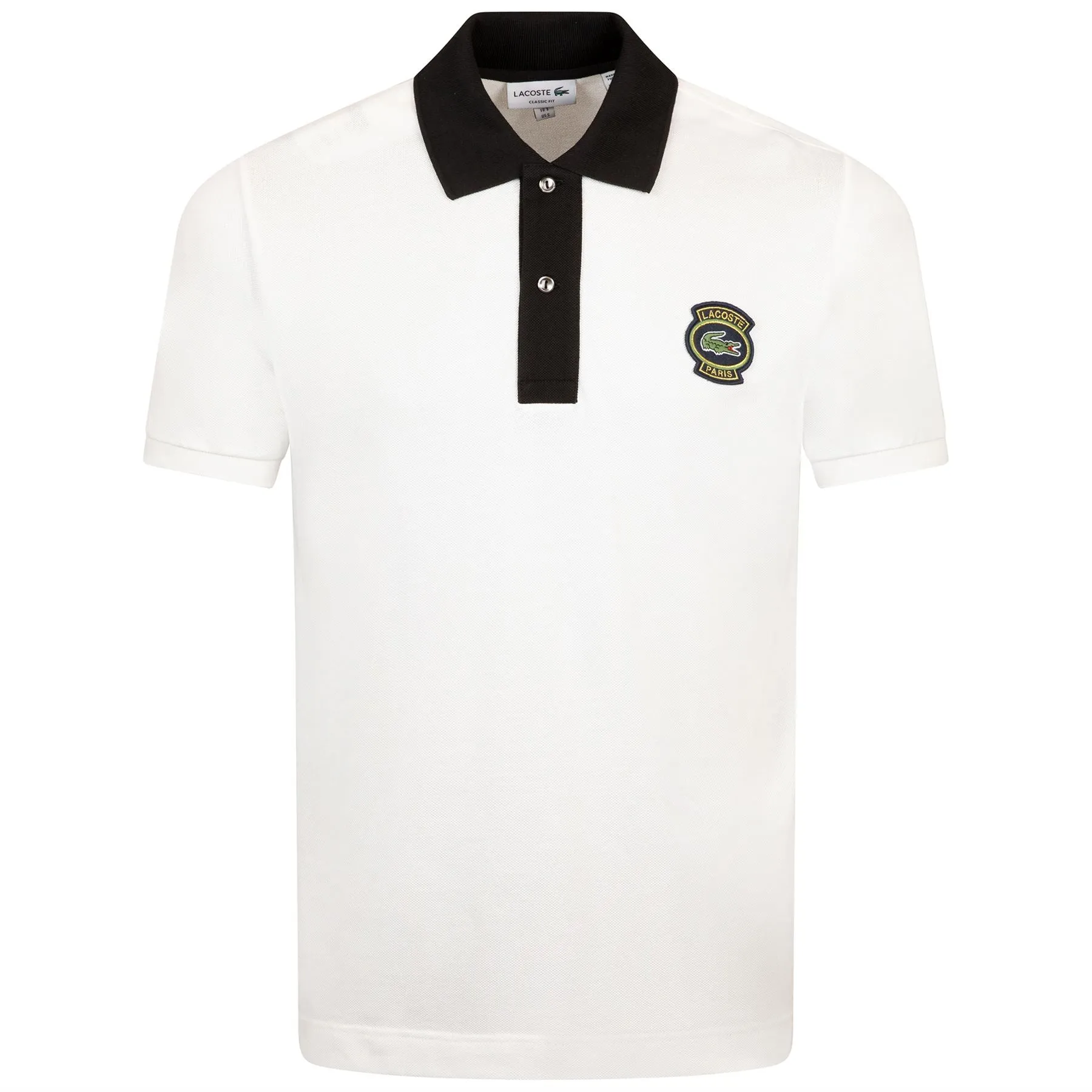 Badge Polo White/Black - SS24