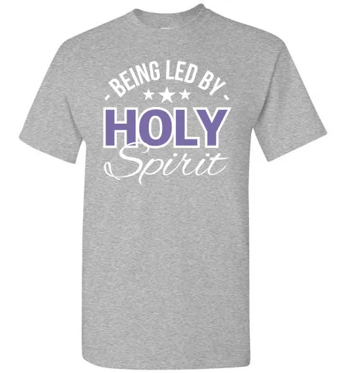 Being Led by Holy Spirit, Front Print T-Shirt, 12 Colors