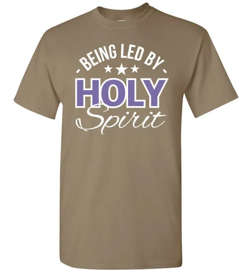 Being Led by Holy Spirit, Front Print T-Shirt, 12 Colors