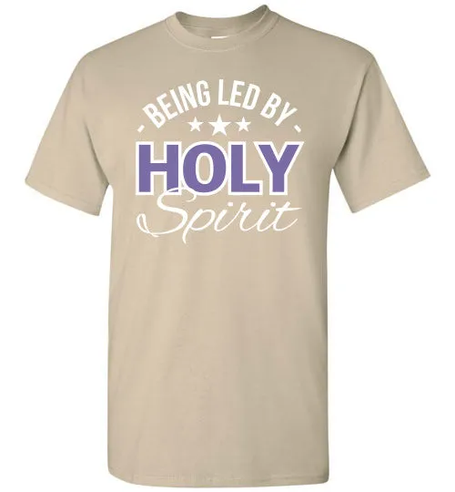 Being Led by Holy Spirit, Front Print T-Shirt, 12 Colors
