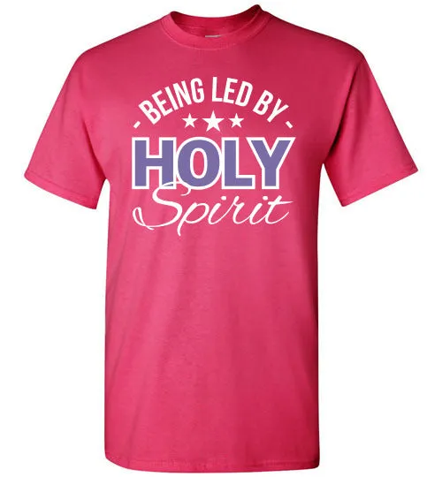 Being Led by Holy Spirit, Front Print T-Shirt, 12 Colors