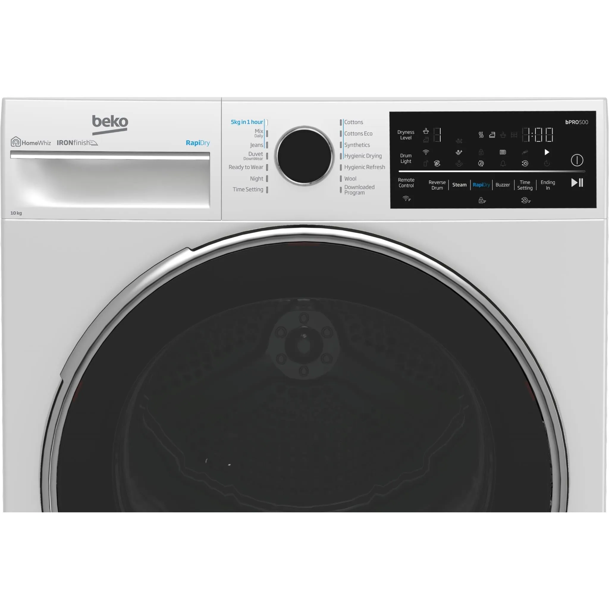 Beko BDPB104HW 10kg Hybrid Heat Pump Dryer with Steam