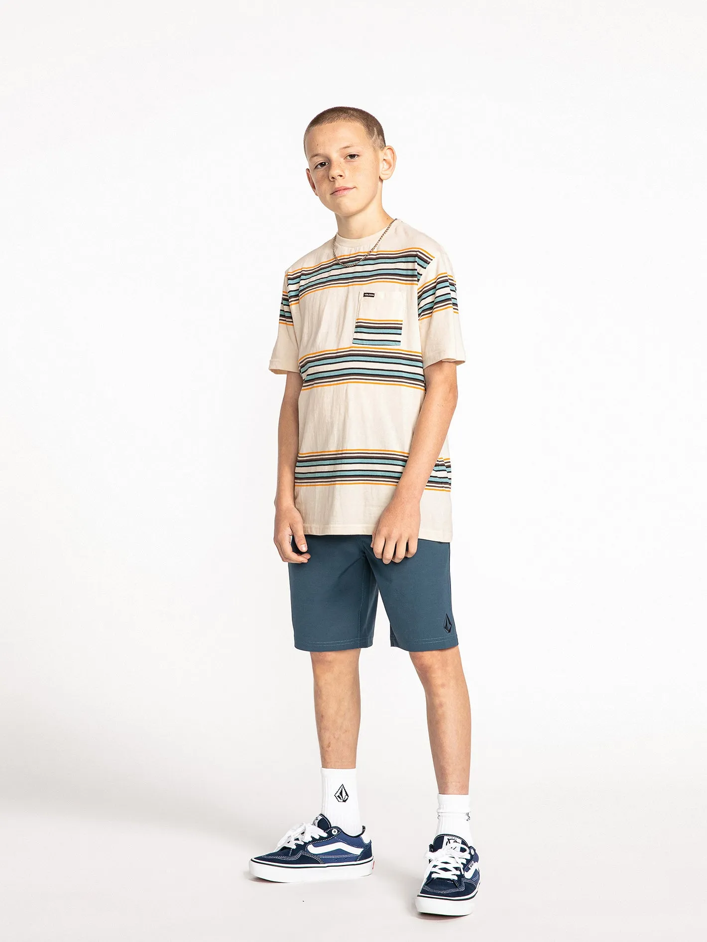 Big Boys Warsaw Short Sleeve Crew Shirt - White Flash