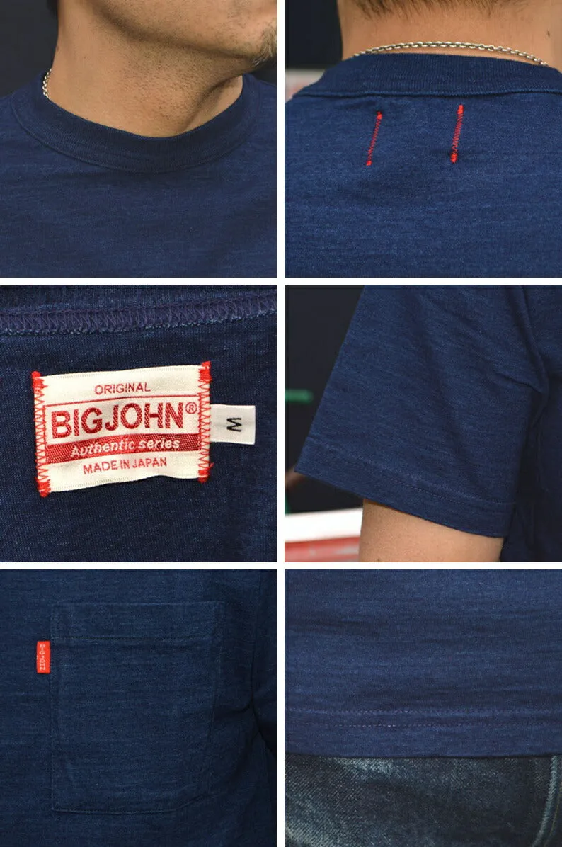 BIG JOHN "MTS12M" Original Indigo PKT-shirts
