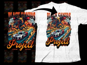 Black Canvas Project A Long Way From Home Png Digital Download