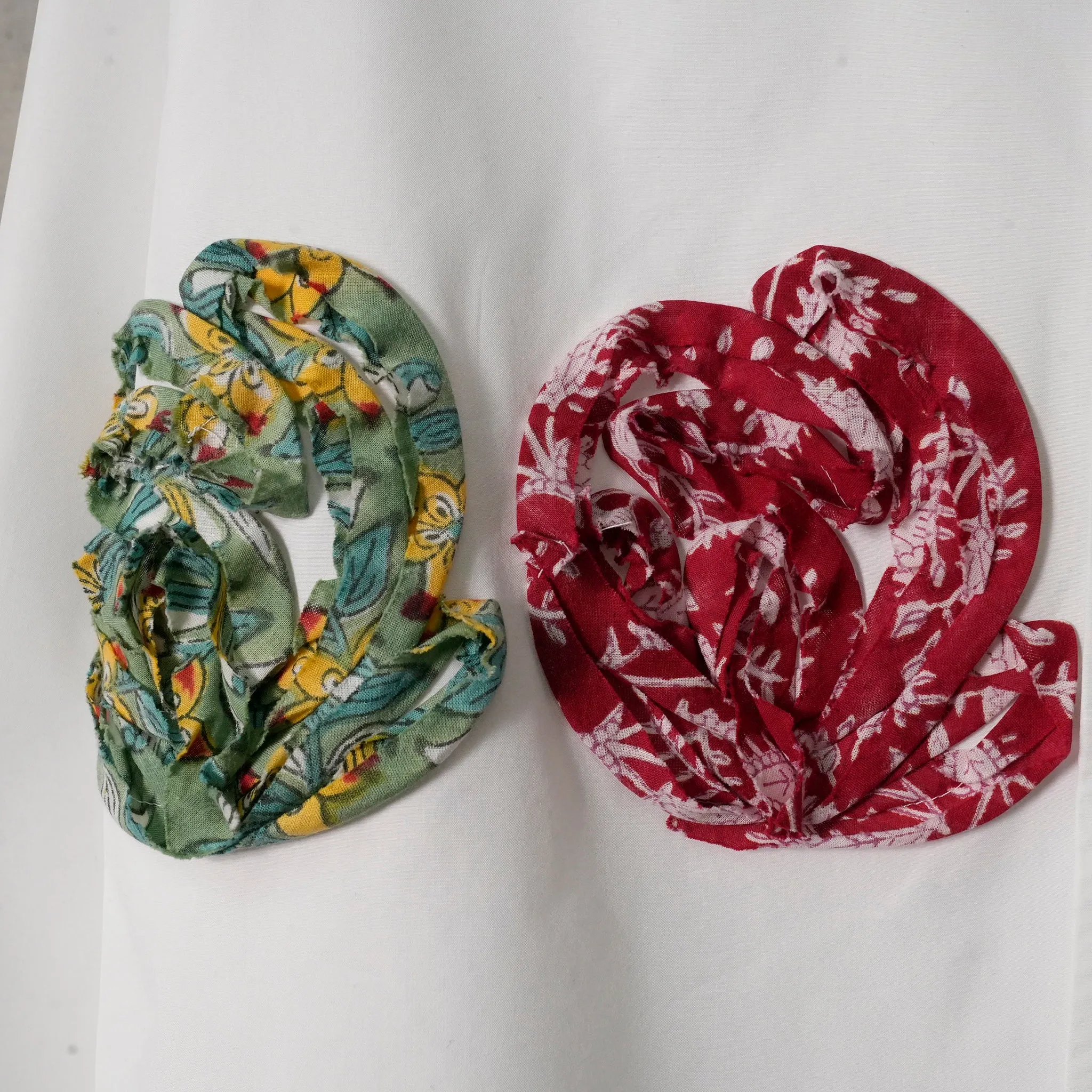 BLOCK PRINT FLOWER SHIRTS / WHITE