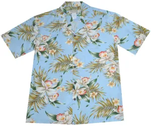 Blooming Orchid Rayon Hawaiian Shirt