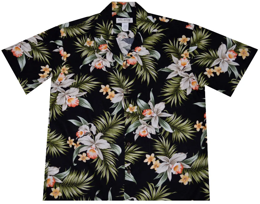 Blooming Orchid Rayon Hawaiian Shirt