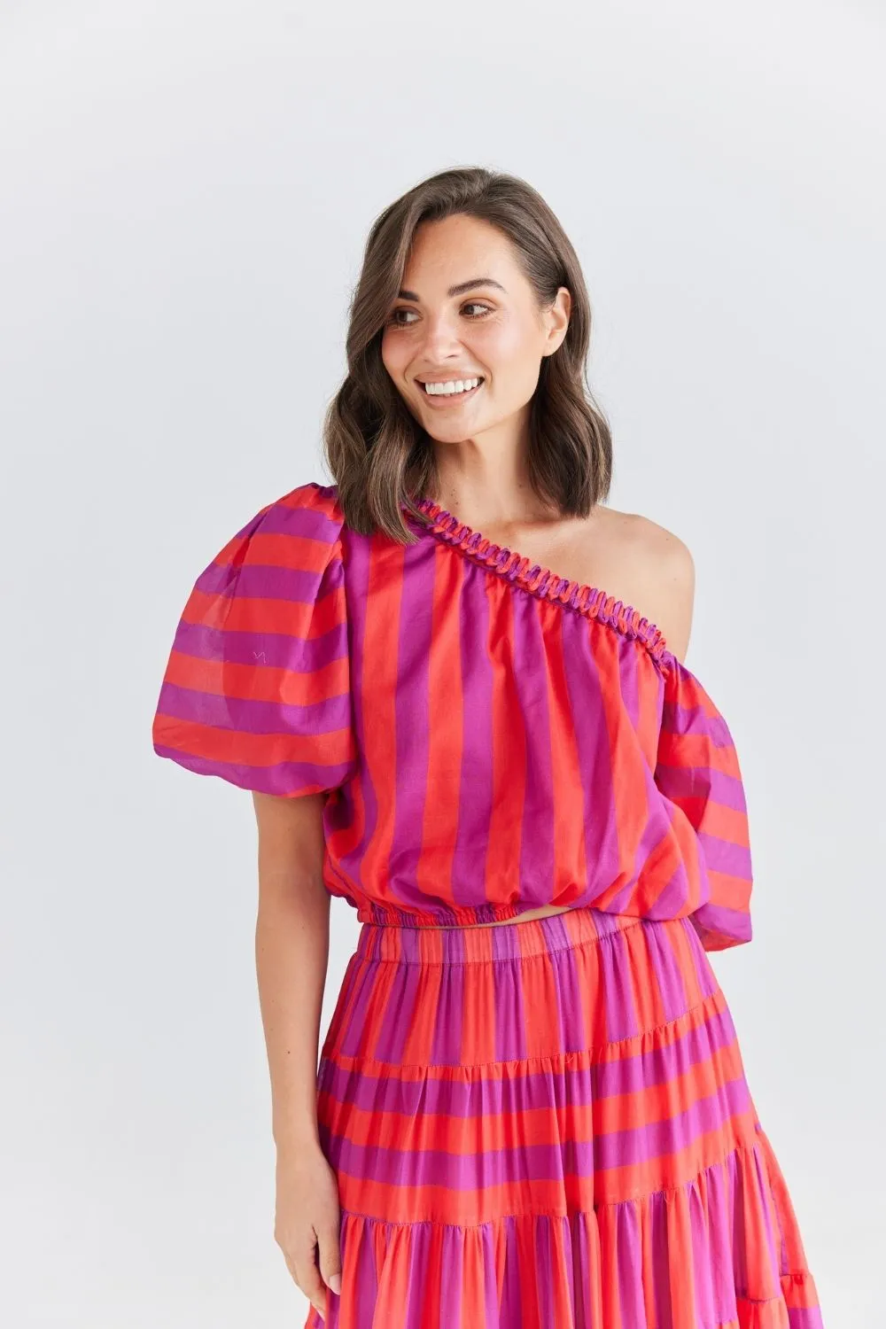 Blossom Top - Yuzu Stripe