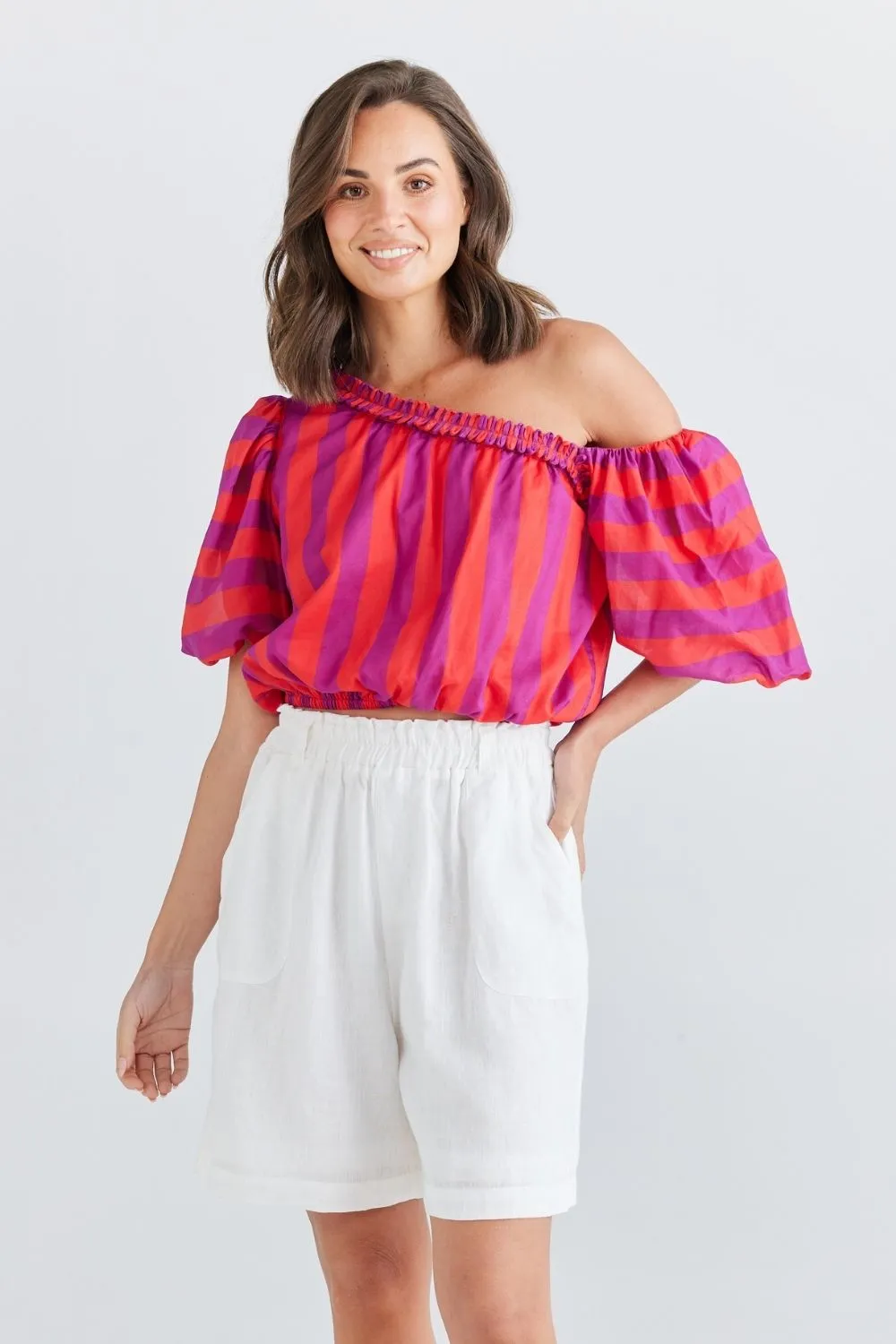 Blossom Top - Yuzu Stripe