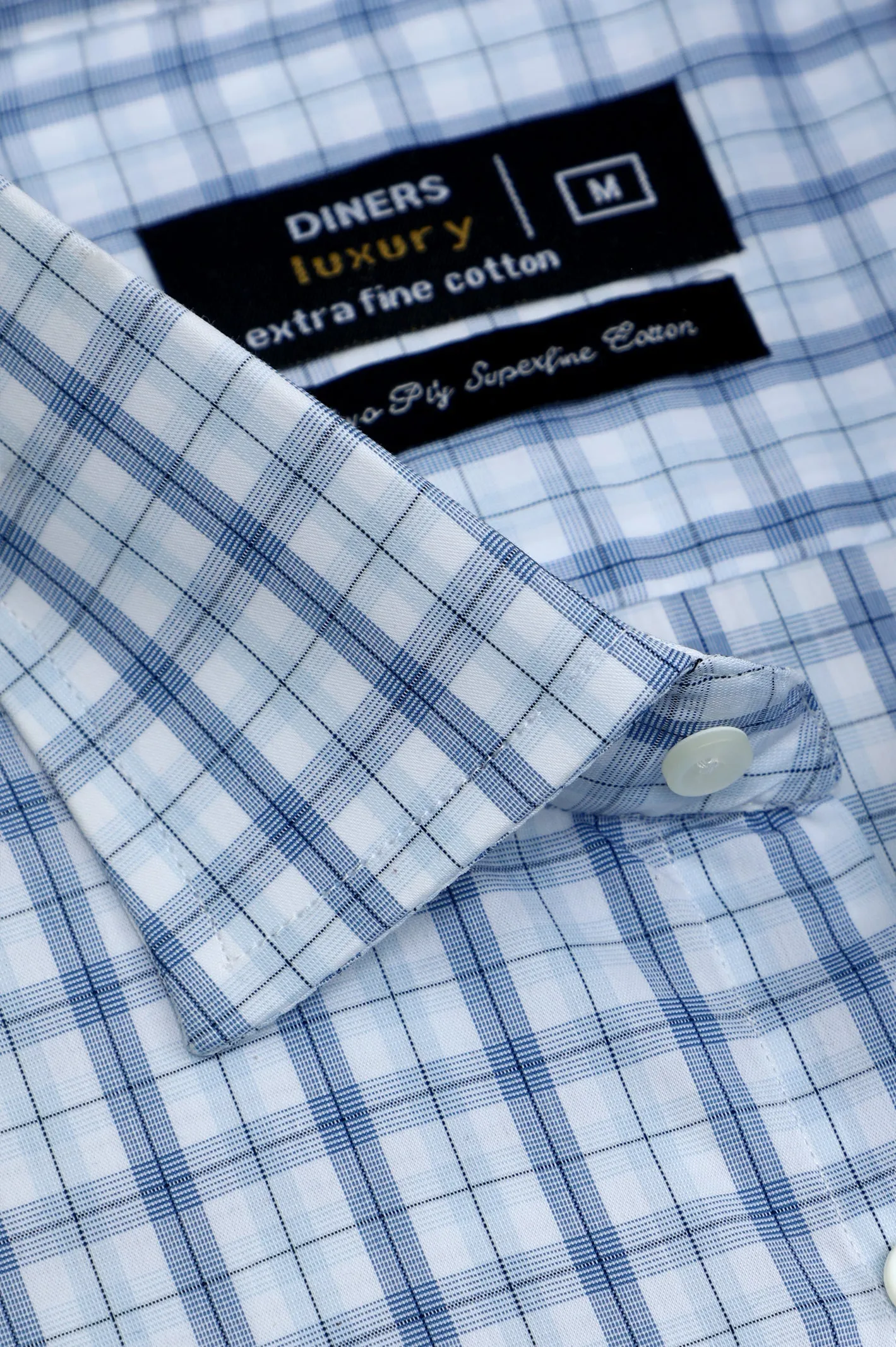 Blue Formal Luxury Shirt (Half Sleeves)