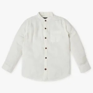 Boys Regular Fit Solid Shirt