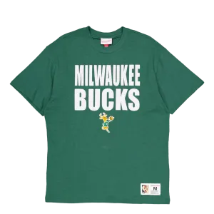 Bucks Legendary Slub S/s Tee Burgundy/green