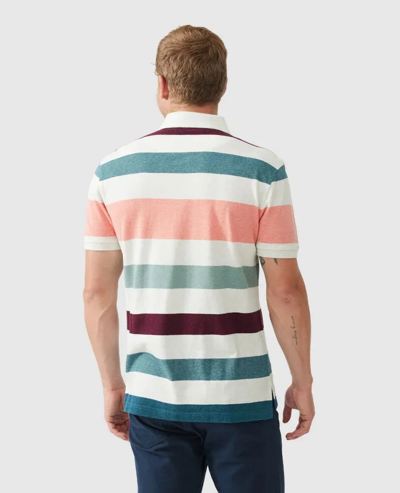 Cambridge Sports Fit Polo - Sunset