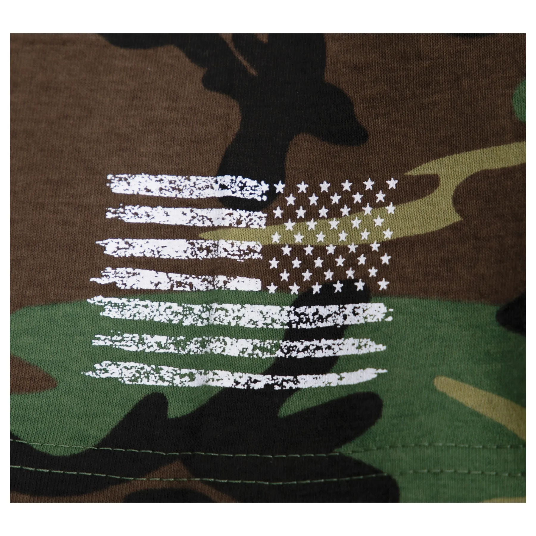 Camo US Flag Athletic Fit T-Shirts