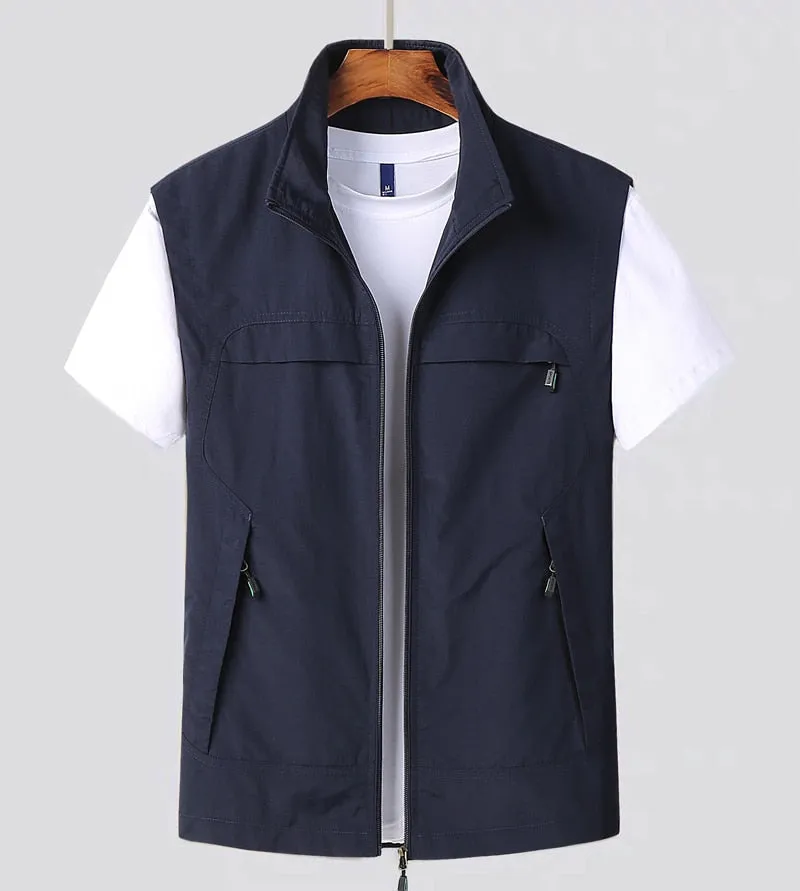 Casual Zip-up Vest with Pockets | Perfect for Everyday Wear