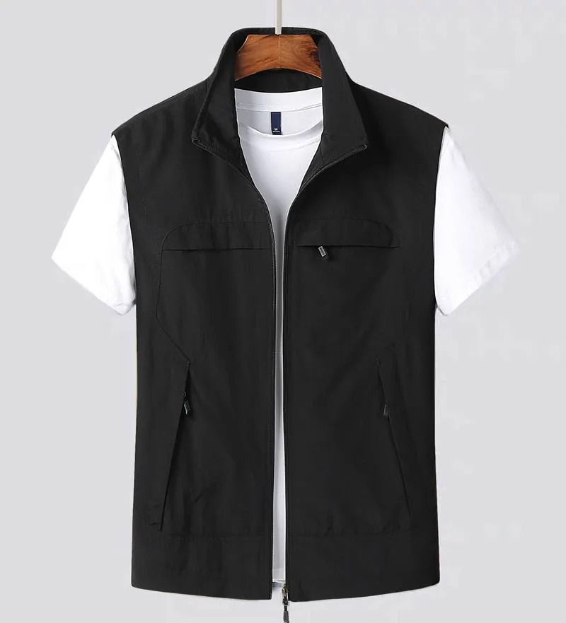 Casual Zip-up Vest with Pockets | Perfect for Everyday Wear