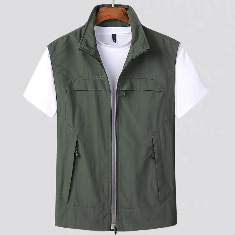 Casual Zip-up Vest with Pockets | Perfect for Everyday Wear