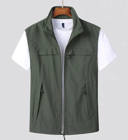 Casual Zip-up Vest with Pockets | Perfect for Everyday Wear