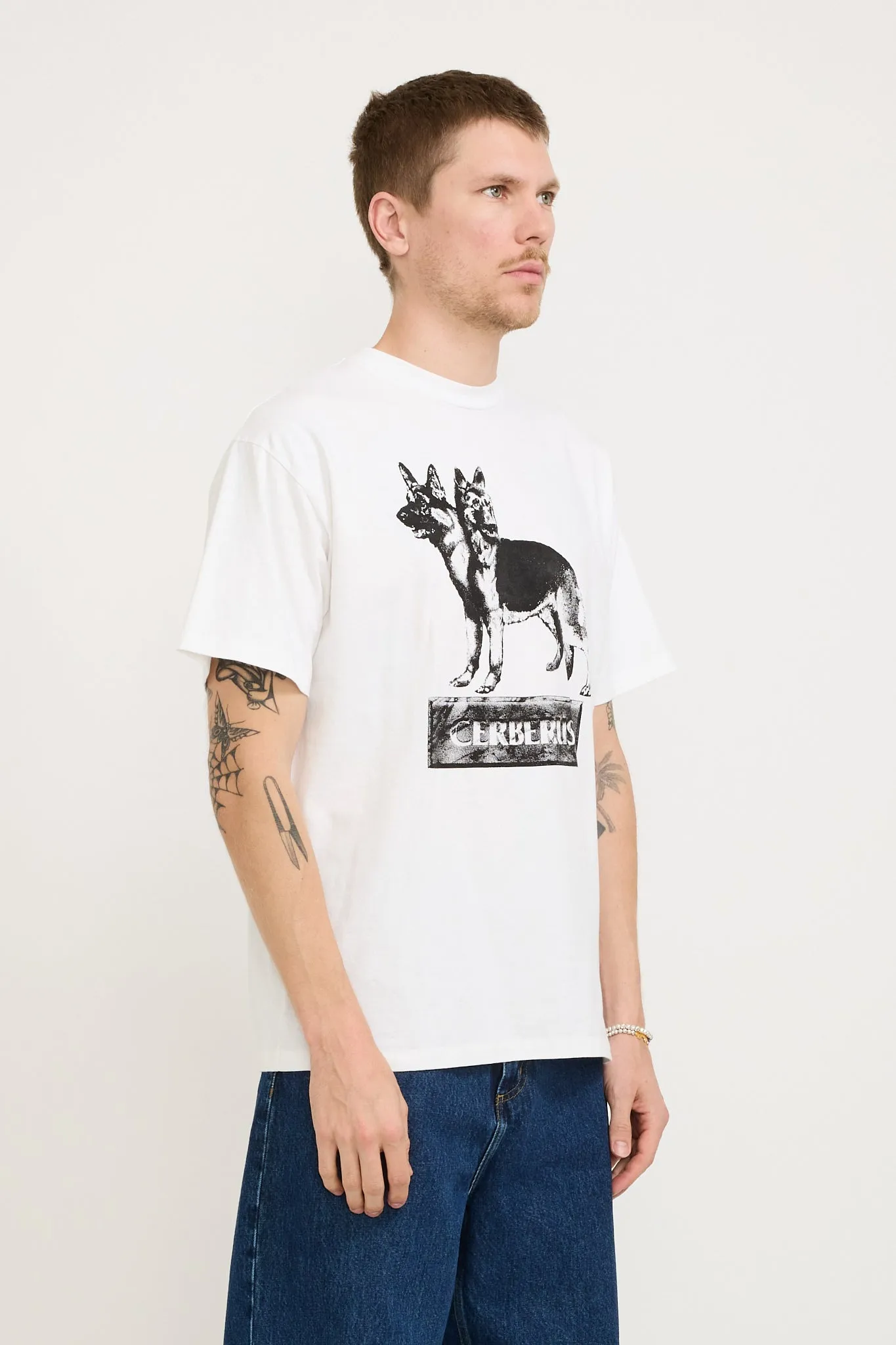 Cerberus SS Tee White