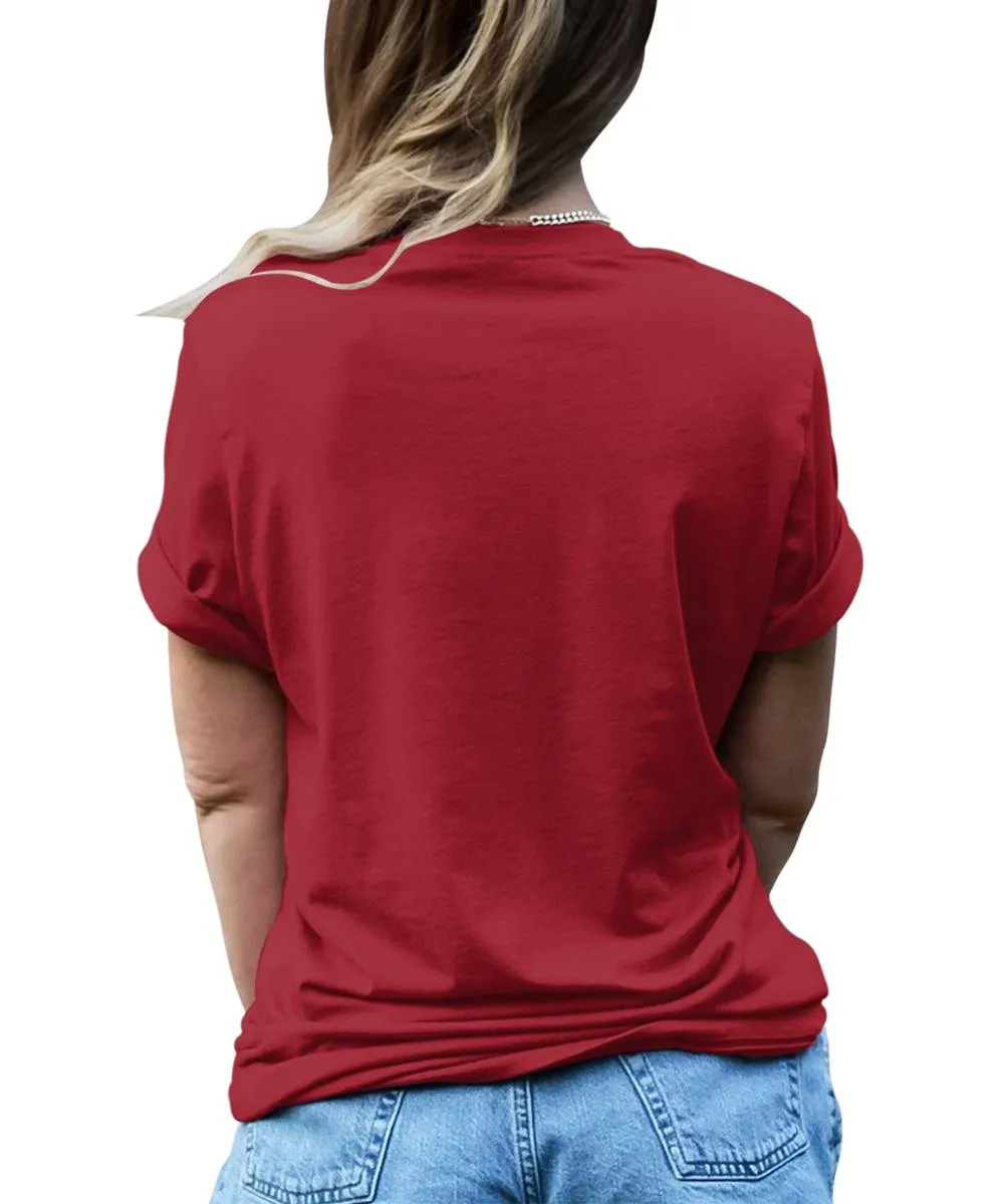 Christmas Shirts for Womennowman T-Shirt Winter Graphic Tees