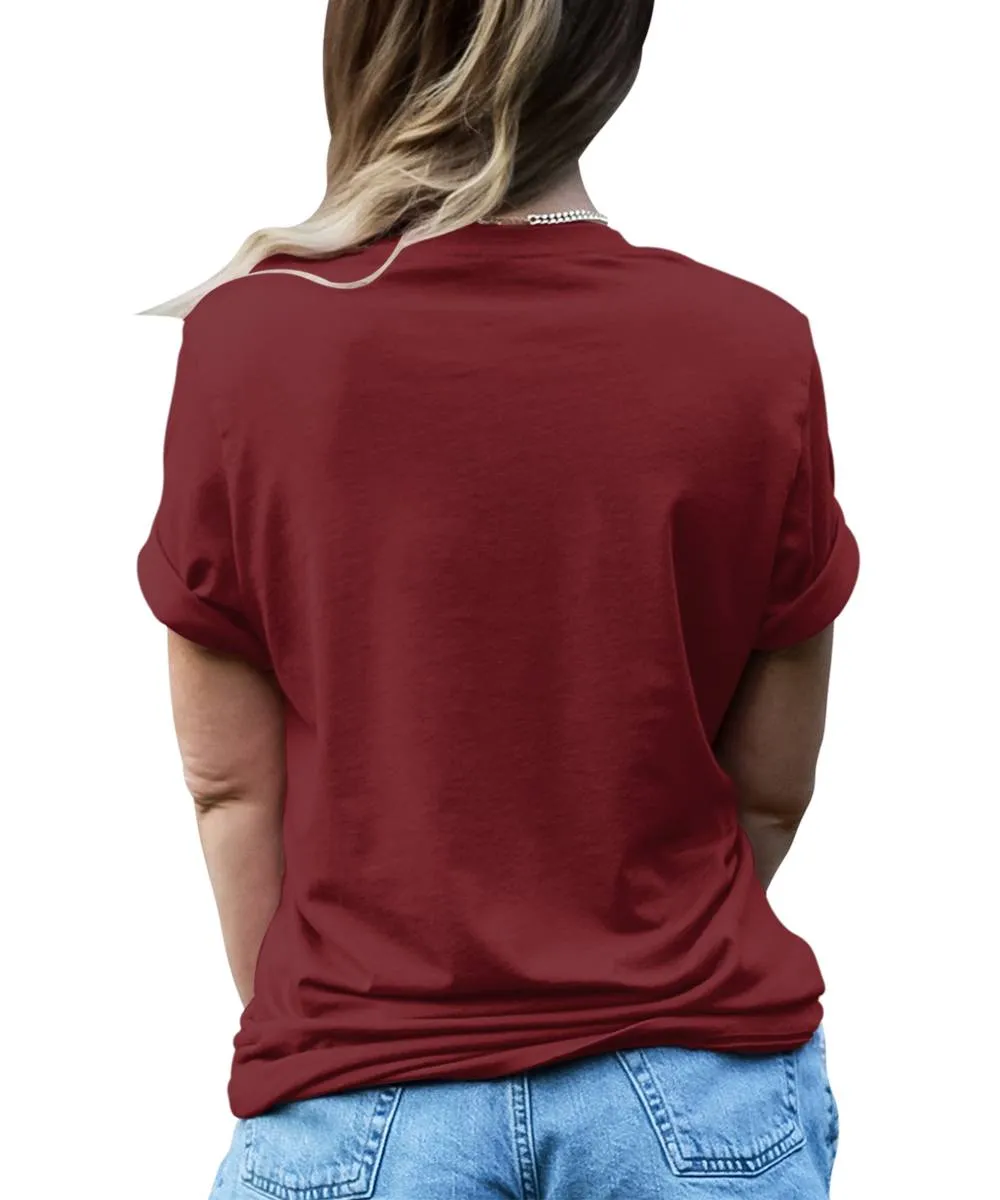 Christmas Shirts for Womennowman T-Shirt Winter Graphic Tees