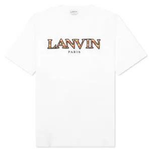 Classic Lanvin Curb Tee - Optic White